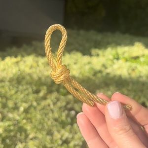 Vintage Twisted Rope Brooch